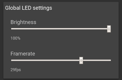 General channel settings